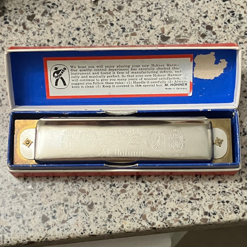 MARINE BAND No. 364 M. Hohner Germany Harmonica key C